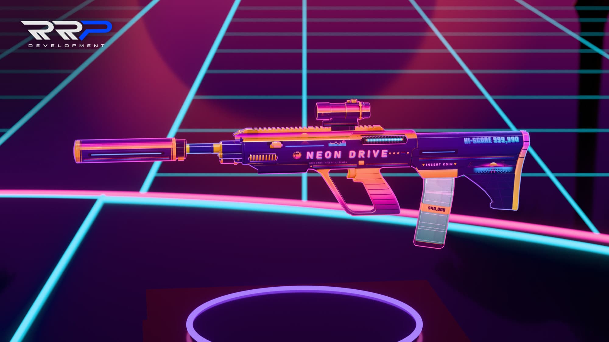 Neon Drive — Fuzil Bullpup