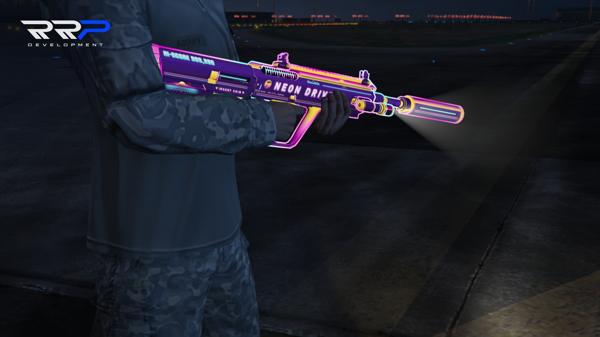 Neon Drive — Fuzil Bullpup
