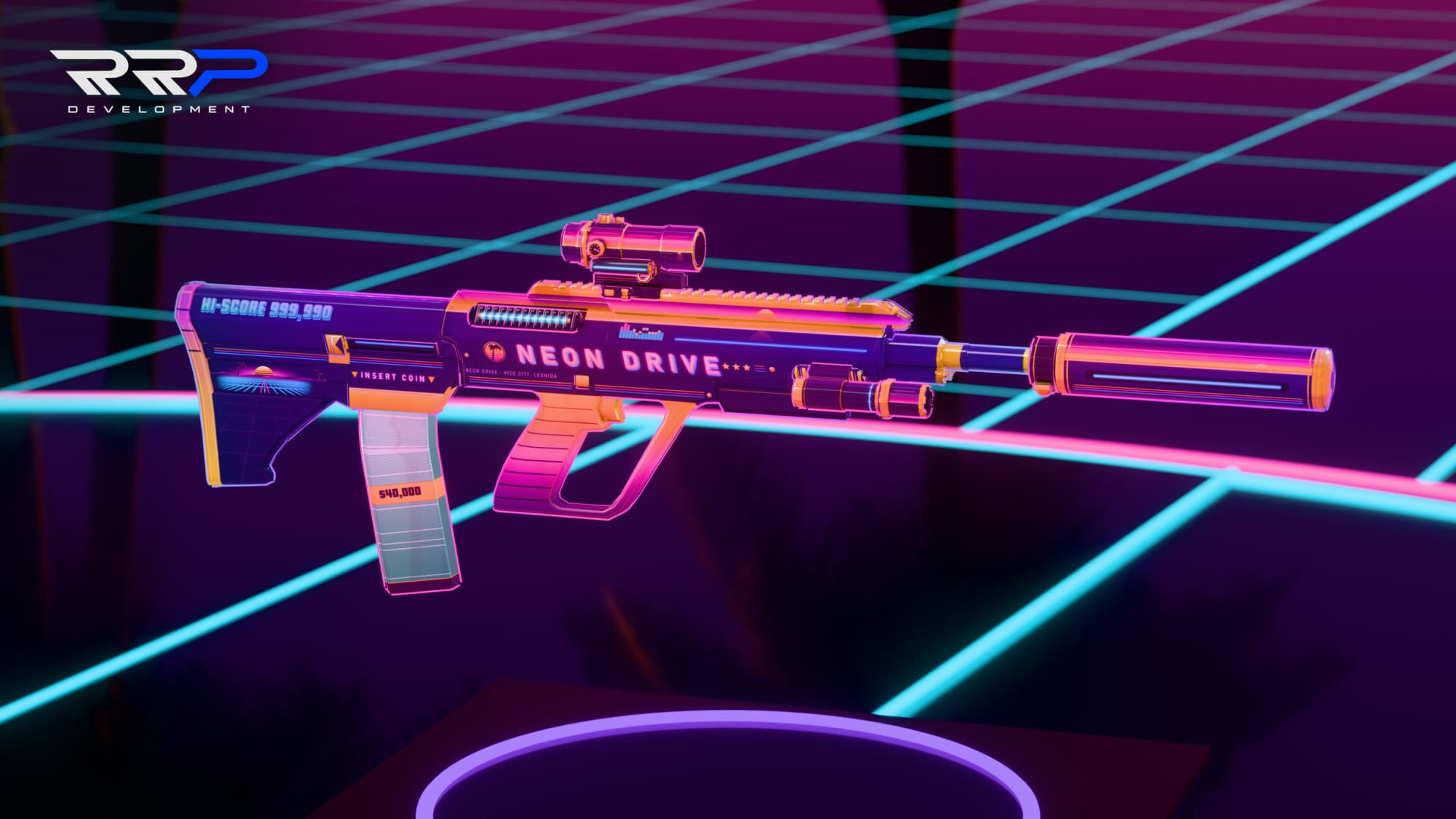Neon Drive — Fuzil Bullpup (Open Source)